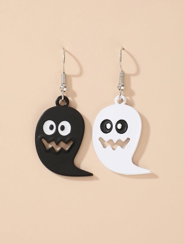 Halloween Pumpkin Ghost Demon Earrings