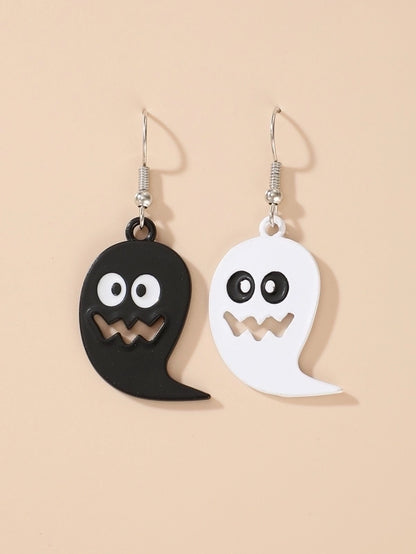 Halloween Pumpkin Ghost Demon Earrings