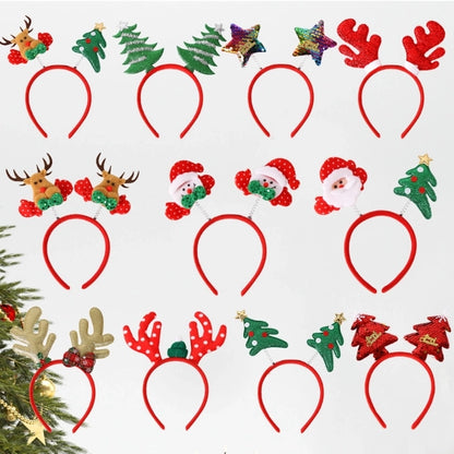 Christmas Casual Christmas Tree Santa Claus Snowman Plastic Party Costume Props Party Accessories