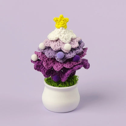 Christmas Pastoral Christmas Tree Plastic Yarn Party Ornaments