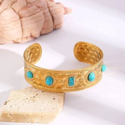 Casual Minimalist Streetwear Geometric 304 Stainless Steel Bangle In Bulk