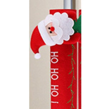 Hot-selling Christmas Small Gifts Velvet Christmas Doll Refrigerator Handle Decoration Christmas Home Supplies