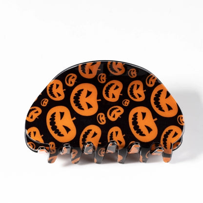 Halloween Minimalist Women's Pumpkin Lattice Spider PVC Hair Claws