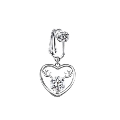 Casual Retro Minimalist Animal Starry Sky Moon Stainless Steel Alloy Copper White Gold Plated Gold Plated Rhinestones Belly Ring In Bulk