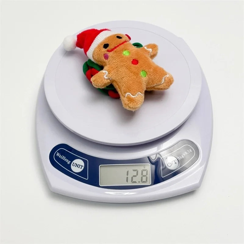 Christmas Cute Women's Christmas Tree Santa Claus Elk Flannel Hair Tie