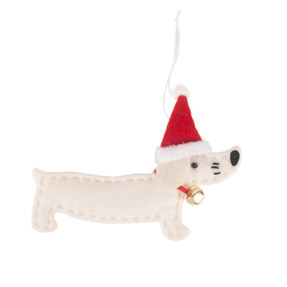 Christmas Dog Nonwoven Party Hanging Ornaments