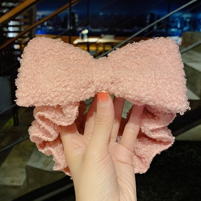 Cat Ears Hair Band Hair Band Korean Plush Internet Celebrity Rabbit Ear Hair Accessories Bow Face Wash Hair Band