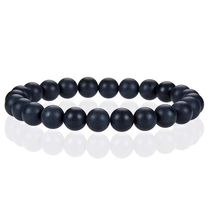 Minimalist Classic Style Round Natural Stone Bracelets In Bulk