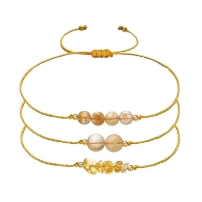 Minimalist Geometric Natural Stone Bracelets In Bulk