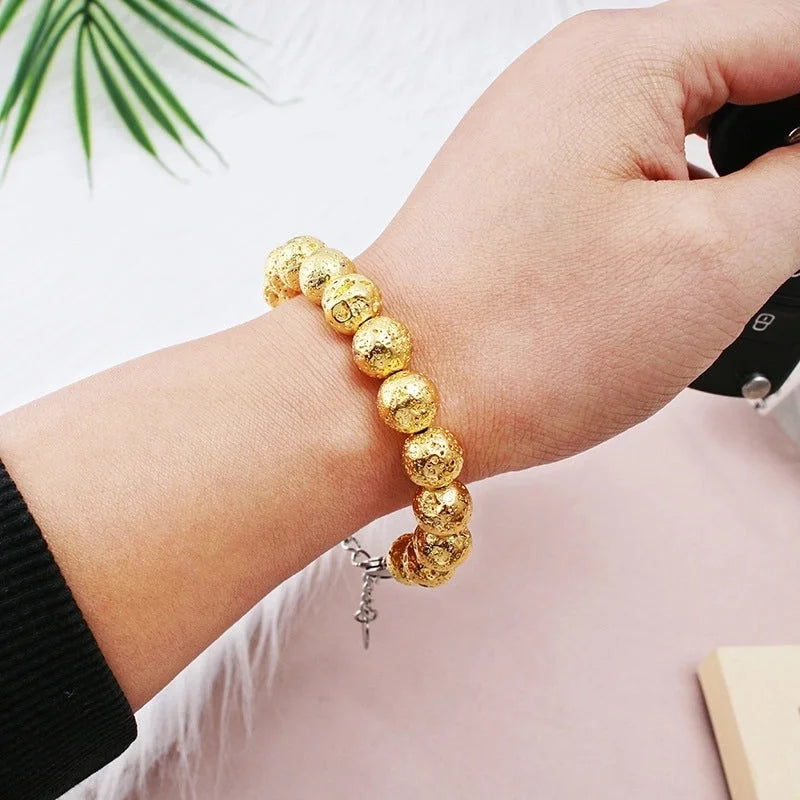 Minimalist Geometric Titanium Steel No Inlaid Stainless Steel Bracelets In Bulk