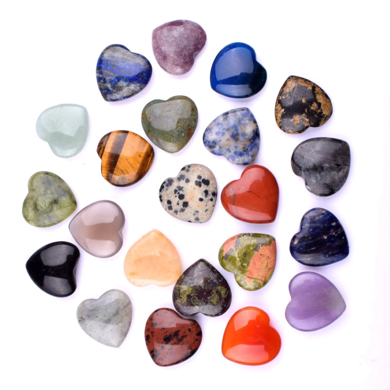 2 Pieces Gemstoen Heart Special Large Favorably 20Mm Pink Crystal Love Amethyst Heart-Shaped Ornaments