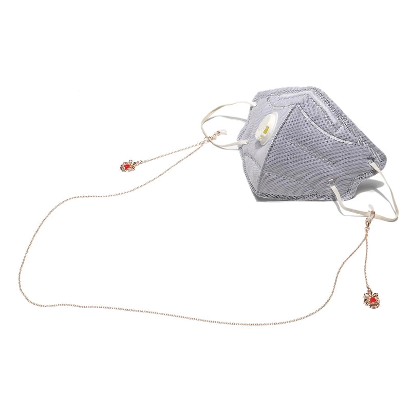 Cute Christmas Tree Santa Claus Bell Alloy Women's Glasses Chain Glasses Chain Glasses