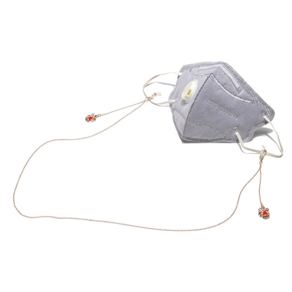 Cute Christmas Tree Santa Claus Bell Alloy Women's Glasses Chain Glasses Chain Glasses