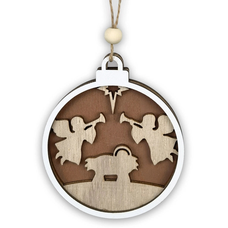 Christmas Cartoon Style Cartoon Wood Party Street Hanging Ornaments