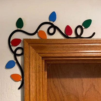 Christmas Cartoon Style Christmas Tree Santa Claus Elk Wood Indoor Ornaments Decorations Hanging Ornaments