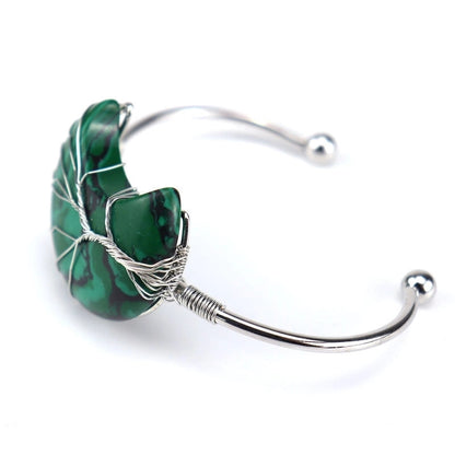 Fashion Moon Agate Plating Bangle 1 Piece