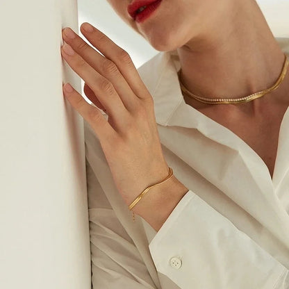 Minimalist Solid Color Copper Bracelets Anklet