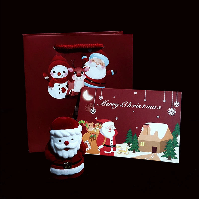1 Piece Cute Festival Christmas Christmas Tree Santa Claus Snowman Jewelry Boxes