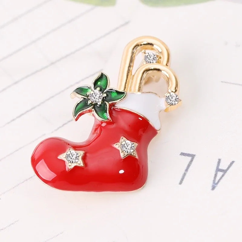 Cartoon Style Pin Flower Alloy Plating Artificial Gemstones Unisex Brooches