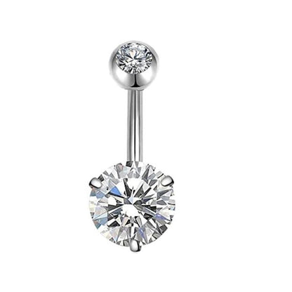 Minimalist Geometric Stainless Steel Plating Belly Ring 1 Piece