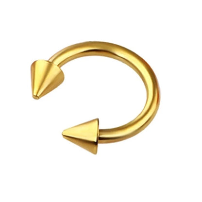 Minimalist C Shape Stainless Steel Plating Nose Studs