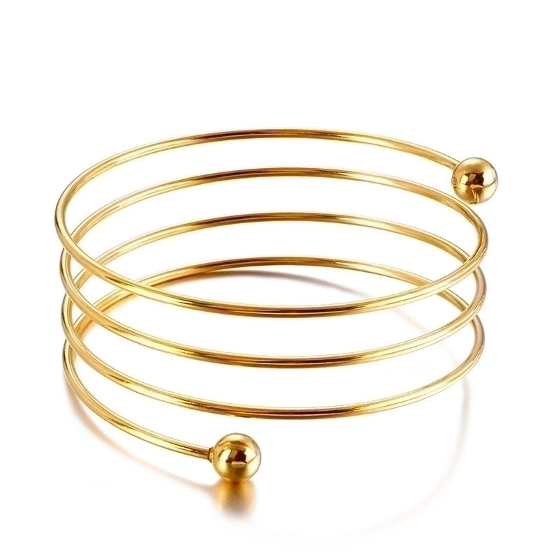 Simple Spring Multi-layer Stainless Steel Bracelets