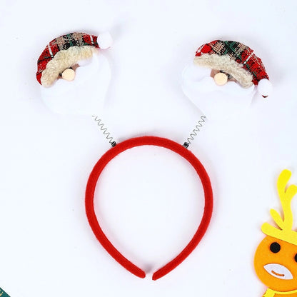 Christmas Cartoon Style Cute Snowman Elk Party Festival Headband