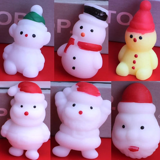 Christmas Cute Christmas Tree Santa Claus Snowman Tpr