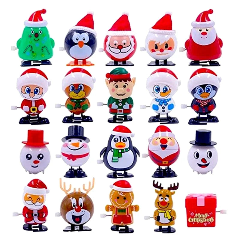 Christmas Santa Claus Snowman Plastic Toys