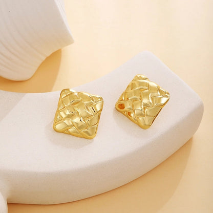 1 Pair Elegant Minimalist Geometric 304 Stainless Steel Stainless Steel Earrings