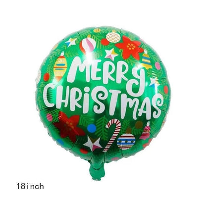 Christmas Casual Christmas Tree Santa Claus Snowman Aluminum Film Party Balloon Balloons