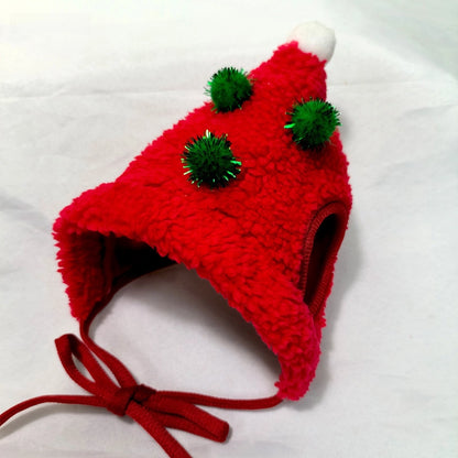 New Year Pet Christmas Hat Cat Cute Head Clothing Products Transformation Panda Small Dog Cat Toy Headgear