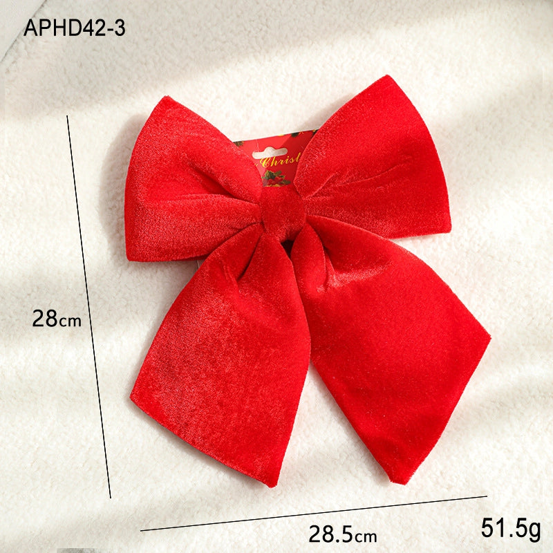 Christmas Minimalist Classic Style Bow Knot Holiday Festival Hanging Ornaments Decorations Hanging Ornaments