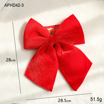 Christmas Minimalist Classic Style Bow Knot Holiday Festival Hanging Ornaments Decorations Hanging Ornaments