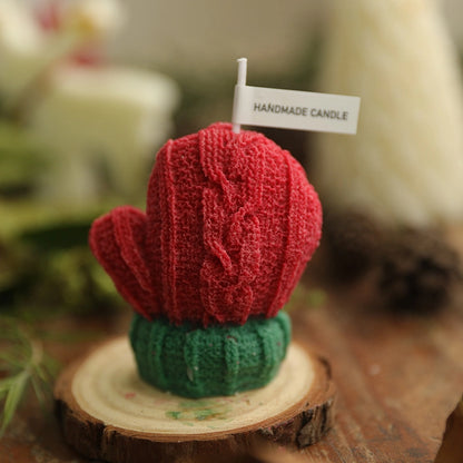 Christmas Fashion Color Block Soybean Mixed Wax Daily Decorative Props 1 Piece