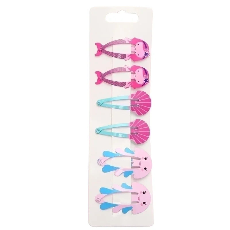 Christmas Cartoon Style Kid'S Animal Christmas Tree Fruit Metal Stoving Varnish Hair Clip