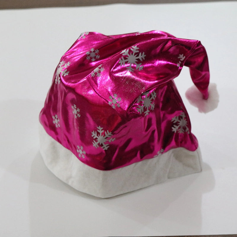 Creative Christmas Decorations Luminous Christmas Brushed Cloth Children's Hat Christmas Gift Cartoon Christmas Hat