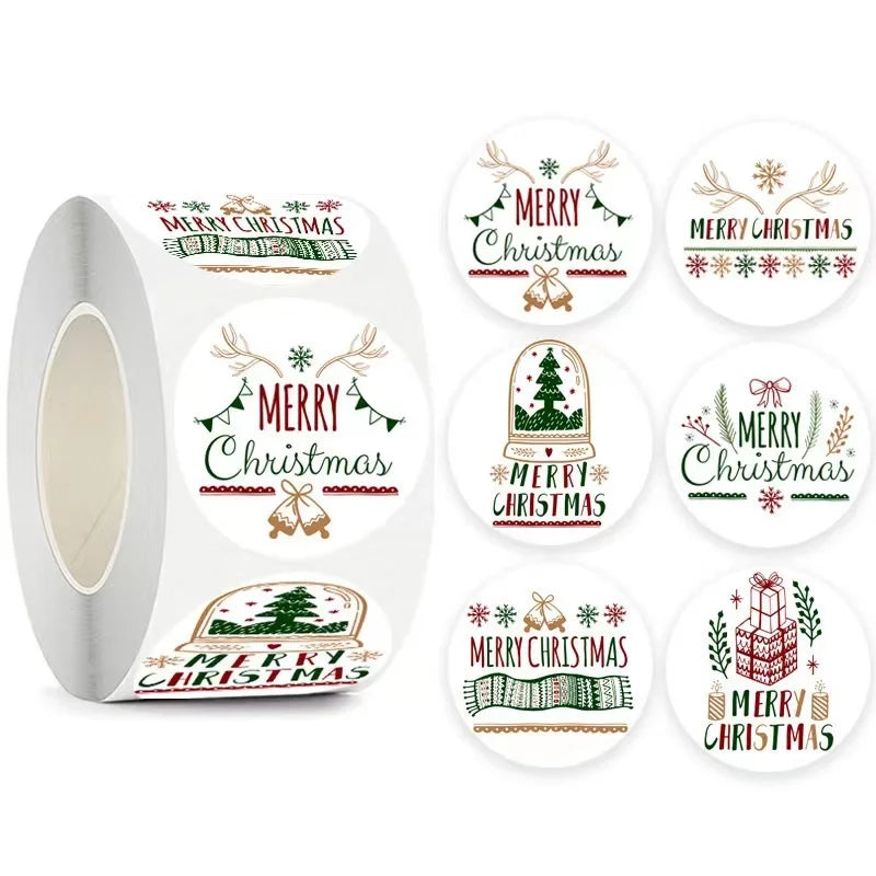 Christmas Letter Party Gift Stickers