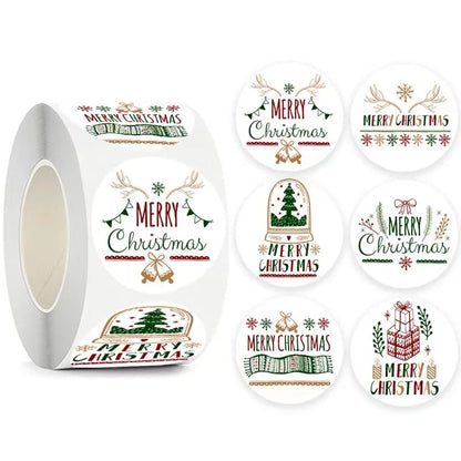 Christmas Letter Party Gift Stickers