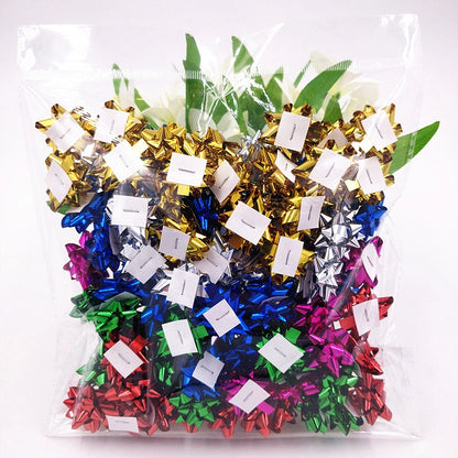 Factory Direct Mini Star Flower 1-inch PET Paint Rainbow Laser Fit Star Flower 120 Pieces