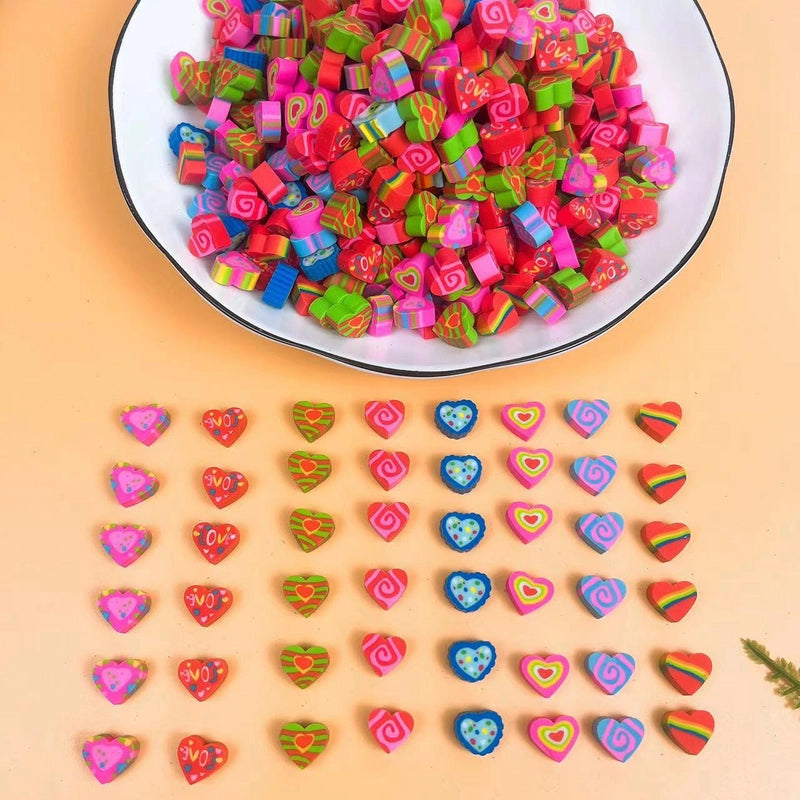 200 Pieces Cute Creative Cartoon Fruit Animal Children's Eraser 1 Piece