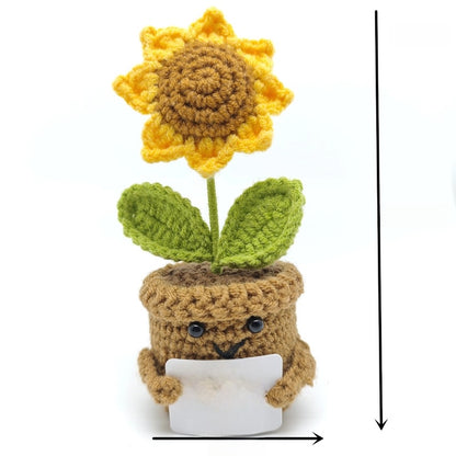 Cute Animal Fruit Vegetable Yarn Ornaments Artificial Decorations