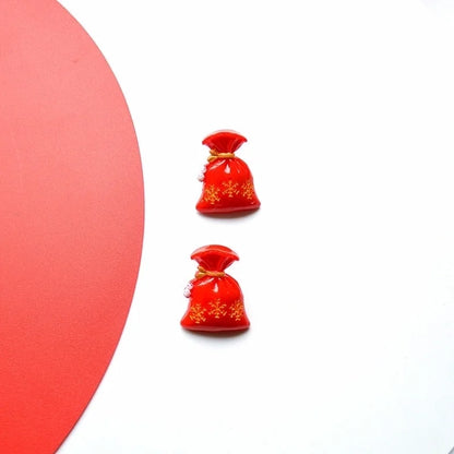 Fashion Christmas Tree Santa Claus Resin Women's Ear Studs 1 Pair