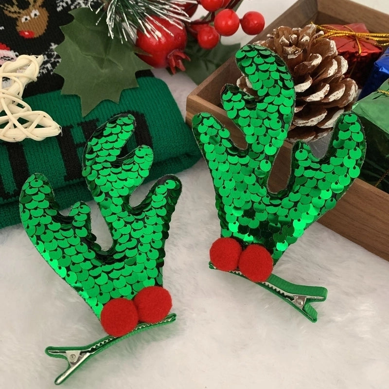 Christmas Cute Antlers Plastic Daily Hairpin