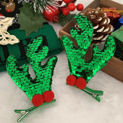 Christmas Cute Antlers Plastic Daily Hairpin