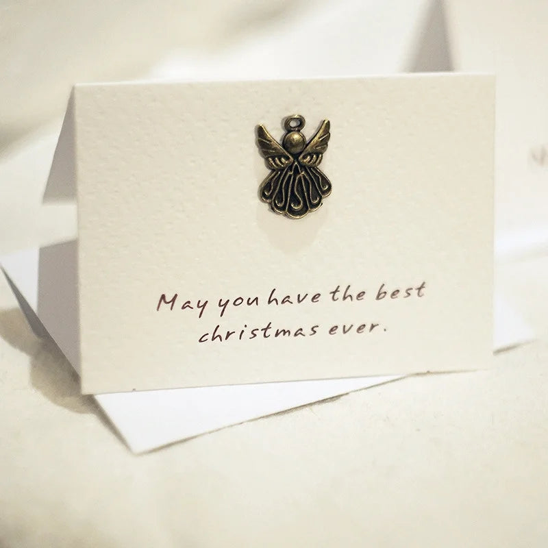 Christmas Minimalist Classic Style Letter Party Festival Card