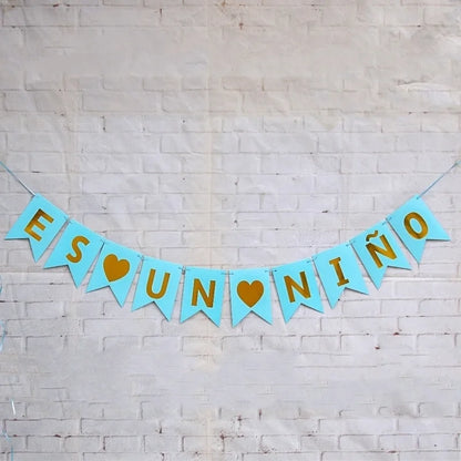 Letter Paper Flag Birthday Decorations