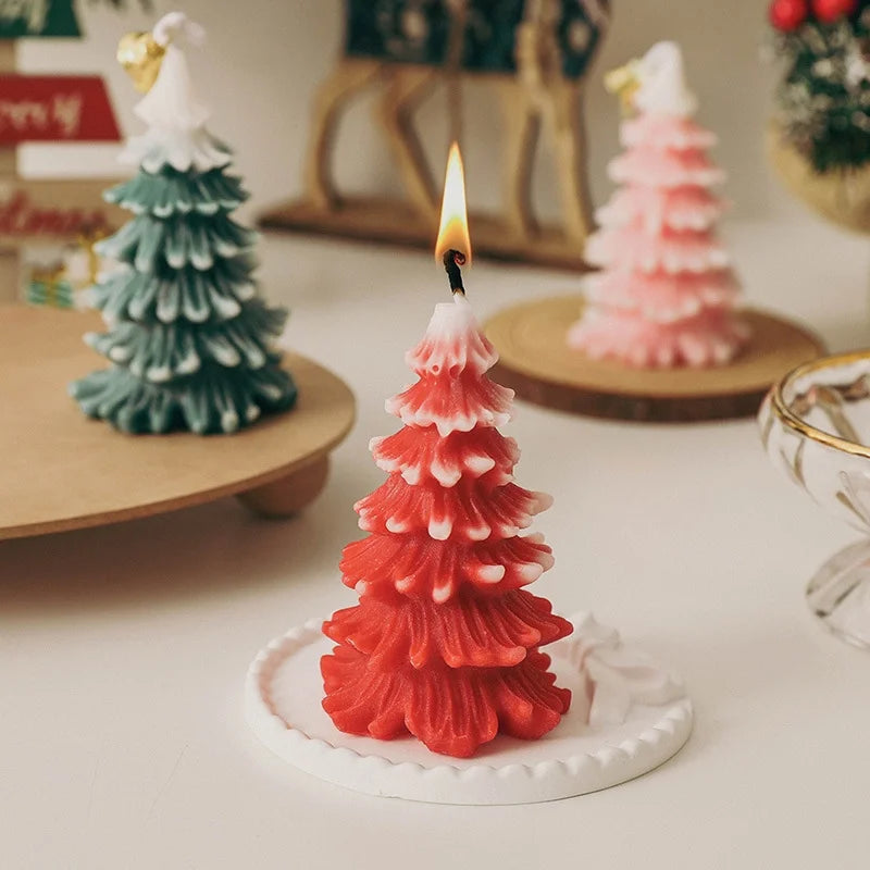 Christmas Elegant Minimalist Christmas Tree Soy Wax Scented Candle