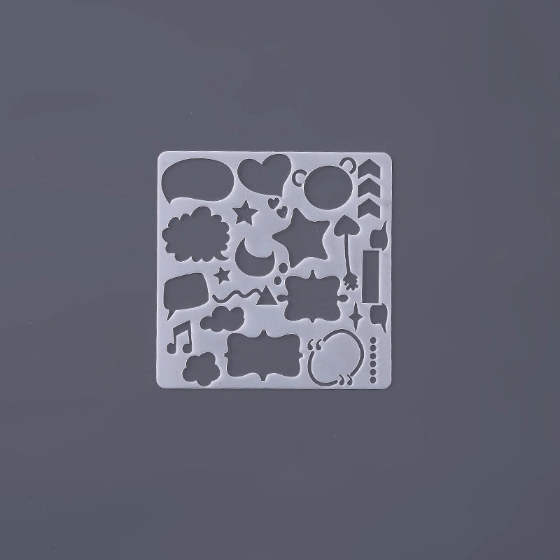 Painting Diy Square Graffiti Template Decorative Border Ruler