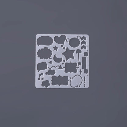 Painting Diy Square Graffiti Template Decorative Border Ruler